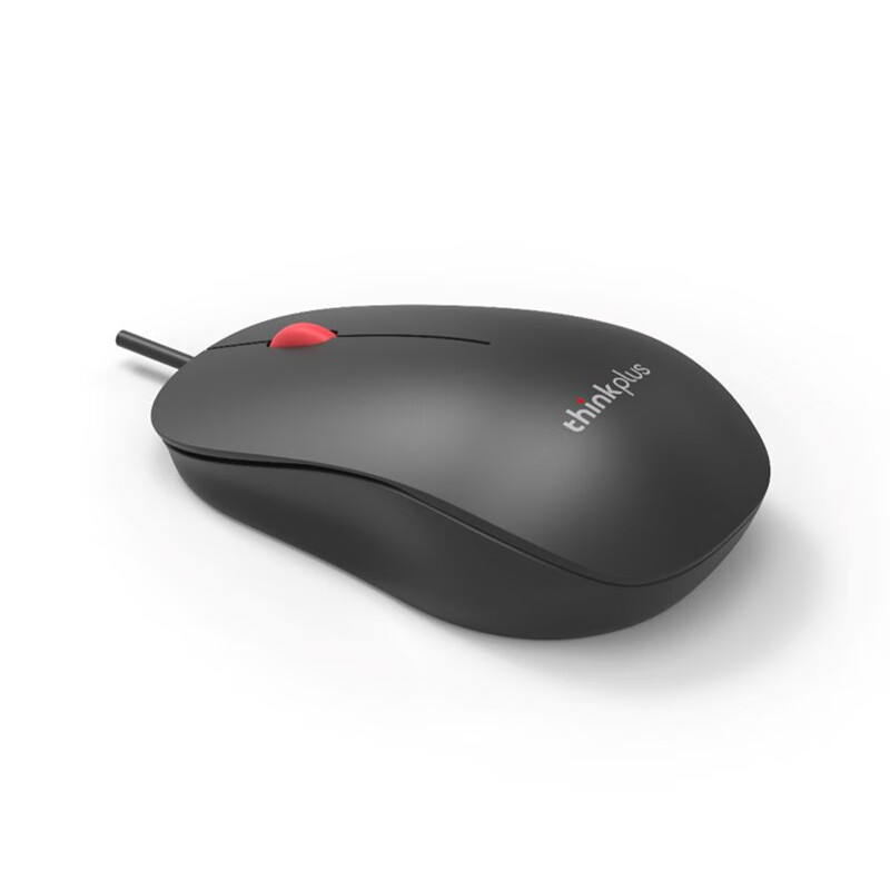 联想 thinkplus 有线鼠标 M80 商务办公游戏通用鼠标  36003915