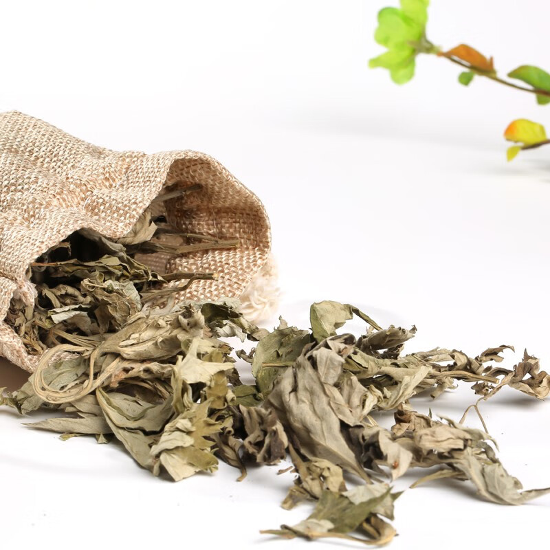 鲜窝窝 野生艾叶500g 陈艾草艾叶草 干艾草叶泡脚包男女南阳特产