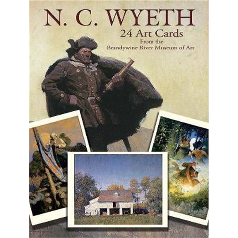 c. wyeth 24 art cards::from the brandywine