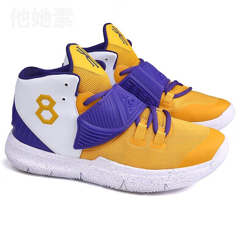 欧文7代8鸳鸯篮球鞋学生高帮运动鞋青少年新款纪念科比紫金湖人减震