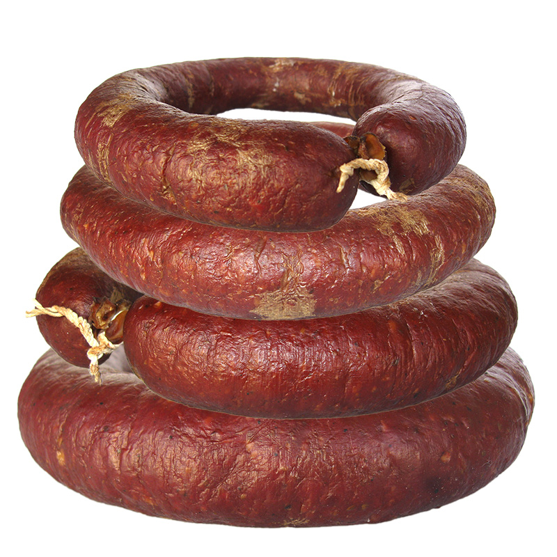 新疆伊犁熏马肠马肉哈萨克碎肉马肠子特色蒜蓉味蒜肠半成熟1000g