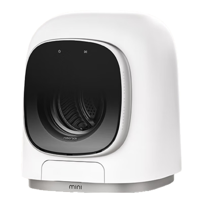 石头分子筛迷你洗烘一体机M1星月银 1kg 全自动儿童内衣滚筒带烘干洗衣机 XQGH010RR01