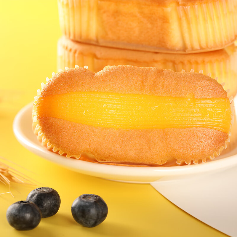 达利园沙司町蛋糕柠檬味480g袋装 早餐代餐营养办公室点心