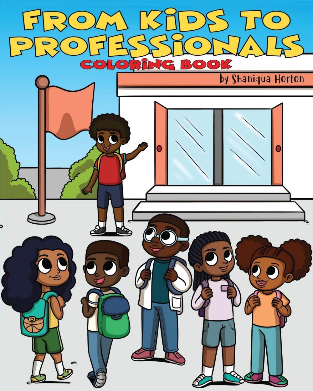 【预售 按需印刷】from kids to professionals coloring book