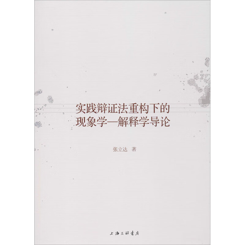 实践辩证法重构下的现象学-解释学导论