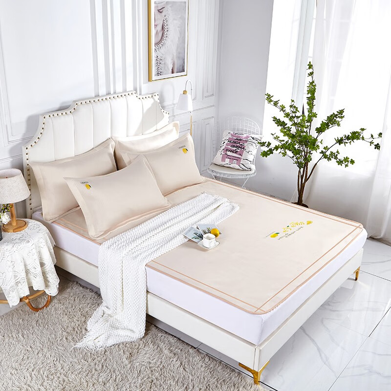 金丝莉檬檬哒清凉席 jx-1235 席180x198cm