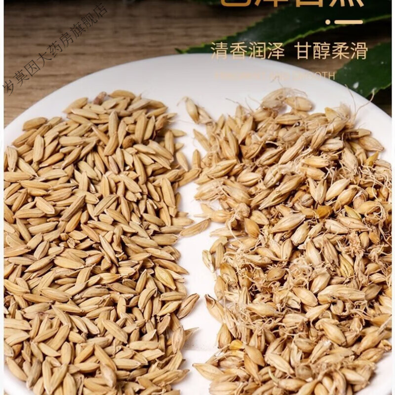 双芽水生麦芽生稻芽儿童积食麦芽谷芽双牙水另有谷芽山楂茯苓山药 生
