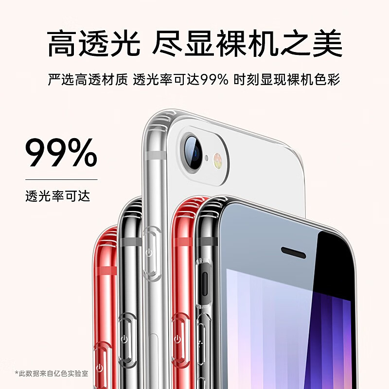 苹果12手机壳iPhone12Pro手机壳超薄透明玻璃TPU硅胶电镀防摔壳 SE3/SE/8/7玻璃壳5个装怎么样,好用不?
