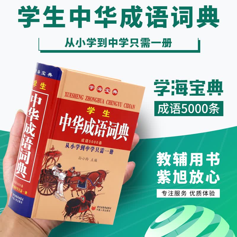 成语大全 学海宝典 学生中华成语词典 成语5000条 从小学到中学只需一册 小学小升初成语字典 孙小