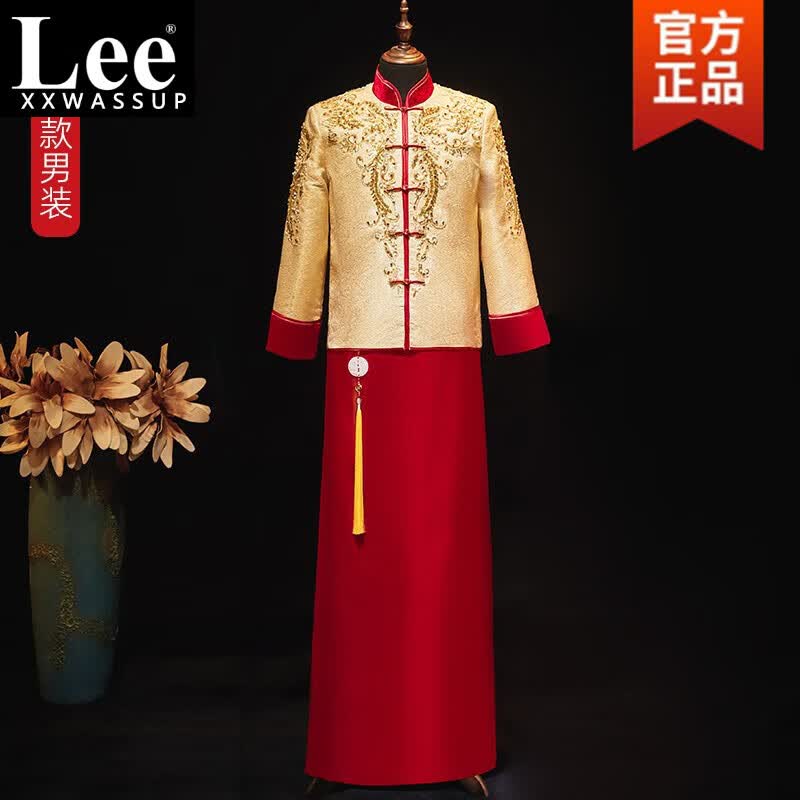 LeeXX WASSUP轻奢秀禾服新娘敬酒服2023新款香槟色金色中式礼服大气龙凤褂秀和 香槟侣同款 L使用感如何?