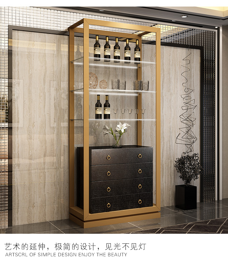 承梡led玻璃层板灯8mm酒柜隔板灯卡槽发光线条灯夹板书柜灯感应灯带条