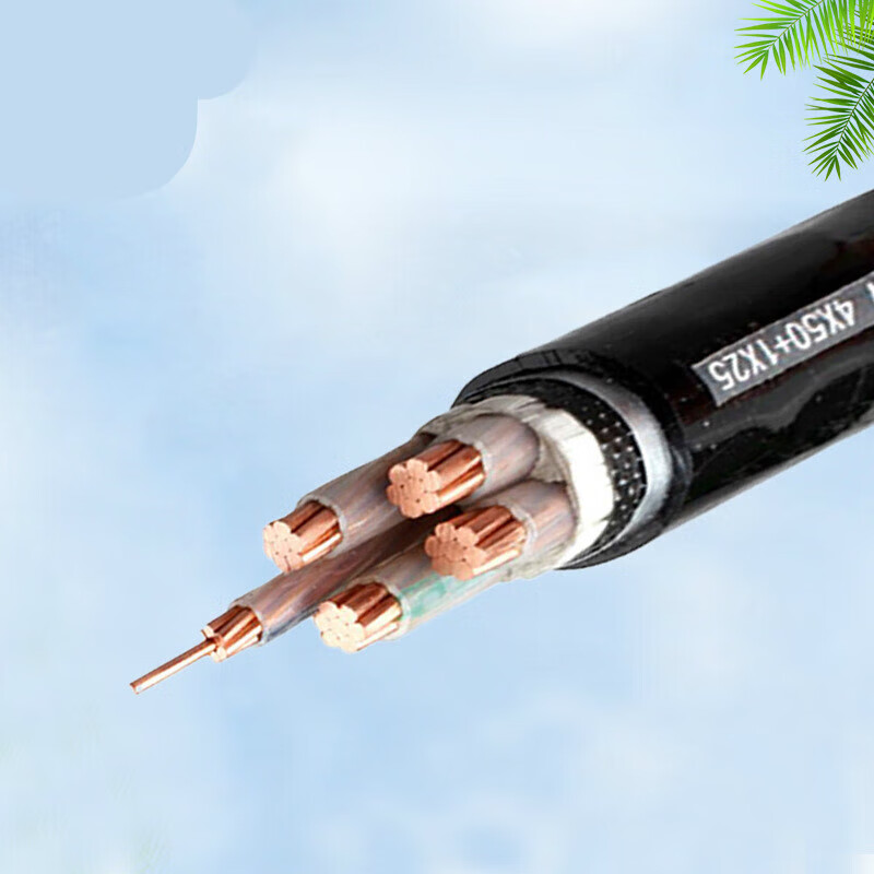 哩嗹啰嗹平方交联绝缘钢带铠装电力电缆 yjv22-0.6/1kv铠装电力电缆*y