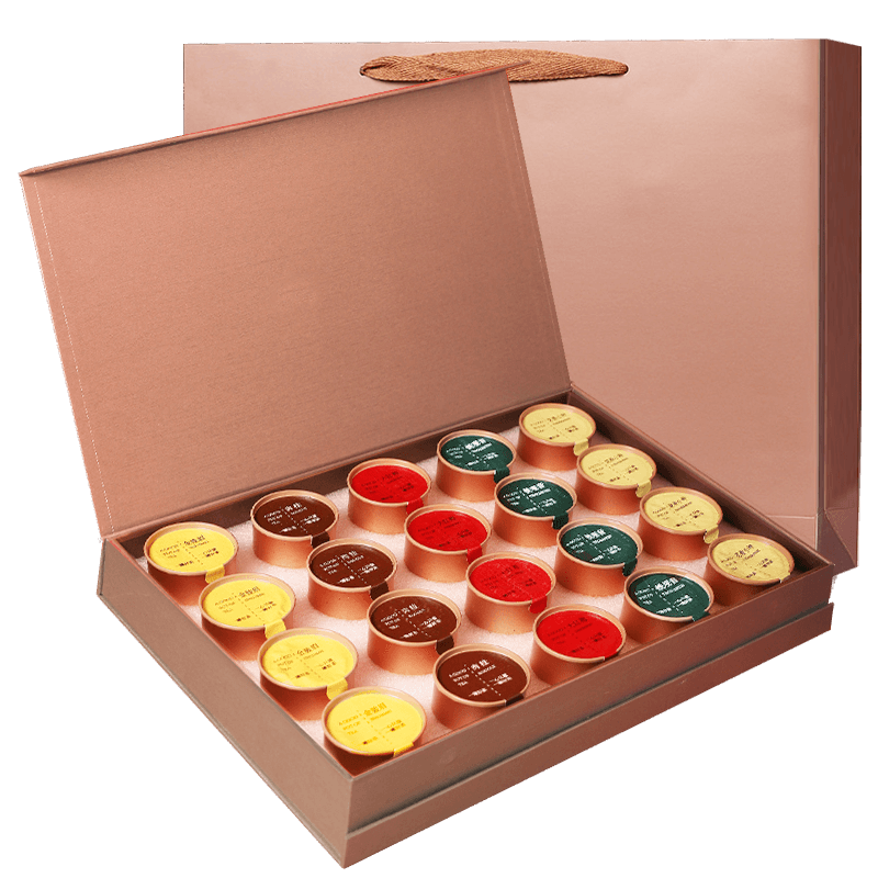 茗愿茶葉紅茶禮盒 金駿眉烏龍茶大紅袍正山小種肉桂年貨節(jié)送父母長輩 【五大茗茶組合共20罐】 金駿眉+鐵觀音+大紅袍+小種+肉桂