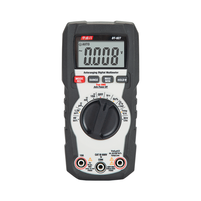 華盛昌(CEM)萬用表高精度工業(yè)數(shù)字示波電阻測(cè)試儀器智能數(shù)顯電工鉗形萬用表 DT-61 六合一帶環(huán)境功能萬用表