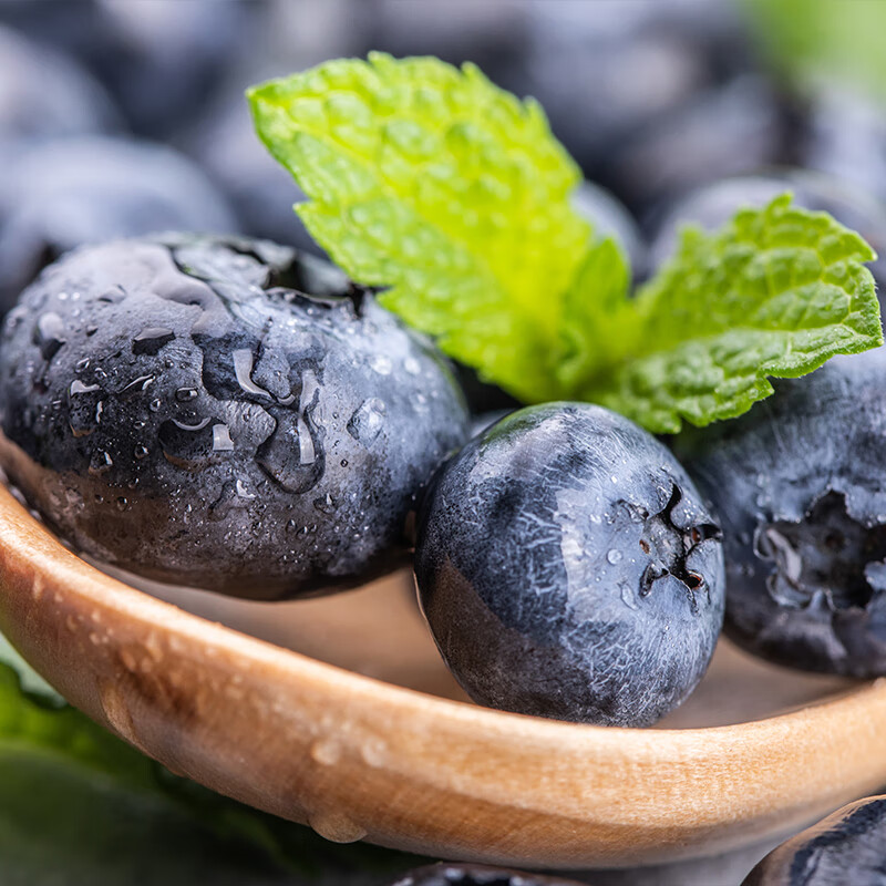 千园九味L25花香蓝莓新鲜蓝莓鲜果盒装应当季水果现摘现发京鲜大果礼盒 4盒单盒100g【单果12mm+】