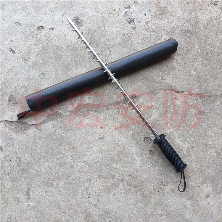 定制适用保安防身棍防爆棍子防暴棍棒合法武器安保装备银行专用铁齿