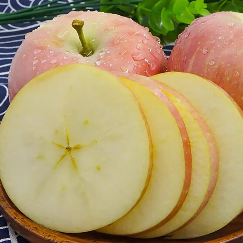 同甘园DJ送货上门山西早熟红富士苹果 24年现摘 脆甜时令丑苹果水果 净重4.5斤75-80MM