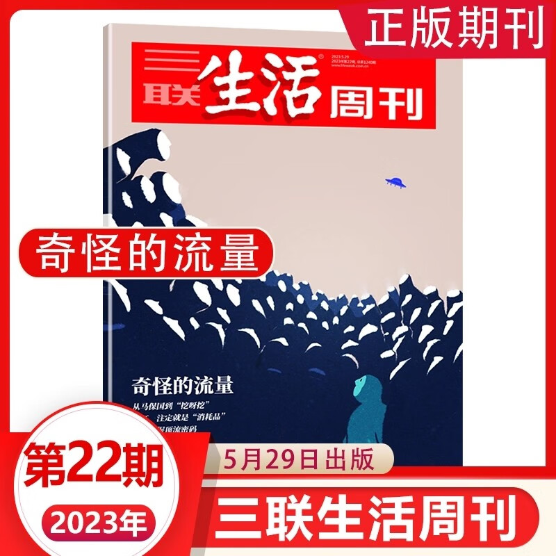 三联生活周刊杂志2023年第22期 奇怪的流量 从马保国到“挖呀挖” 网红加速迭代 时事新闻评论生活·新知·读书期刊