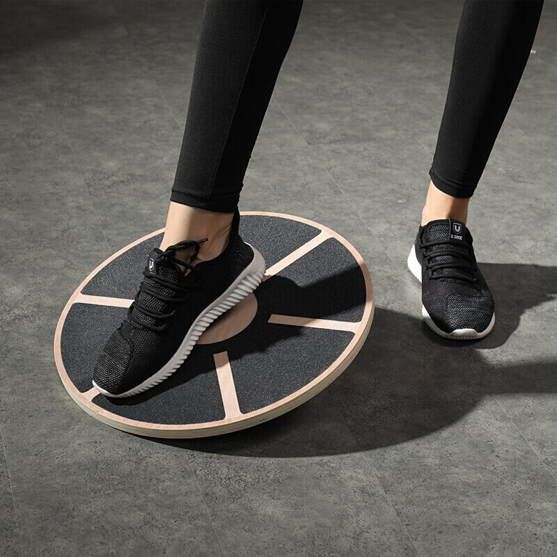 木质平衡板健身平衡盘儿童防滑平衡训练器平衡瑜伽踏板 平衡板