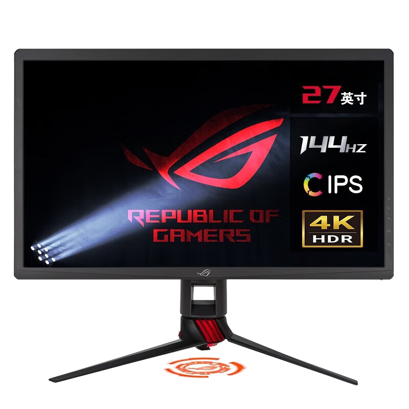 ROG 玩家国度 XG27UQR 27英寸 IPS G-sync 显示器（3840×2160、144Hz、90％DCI-P3、HDR400）