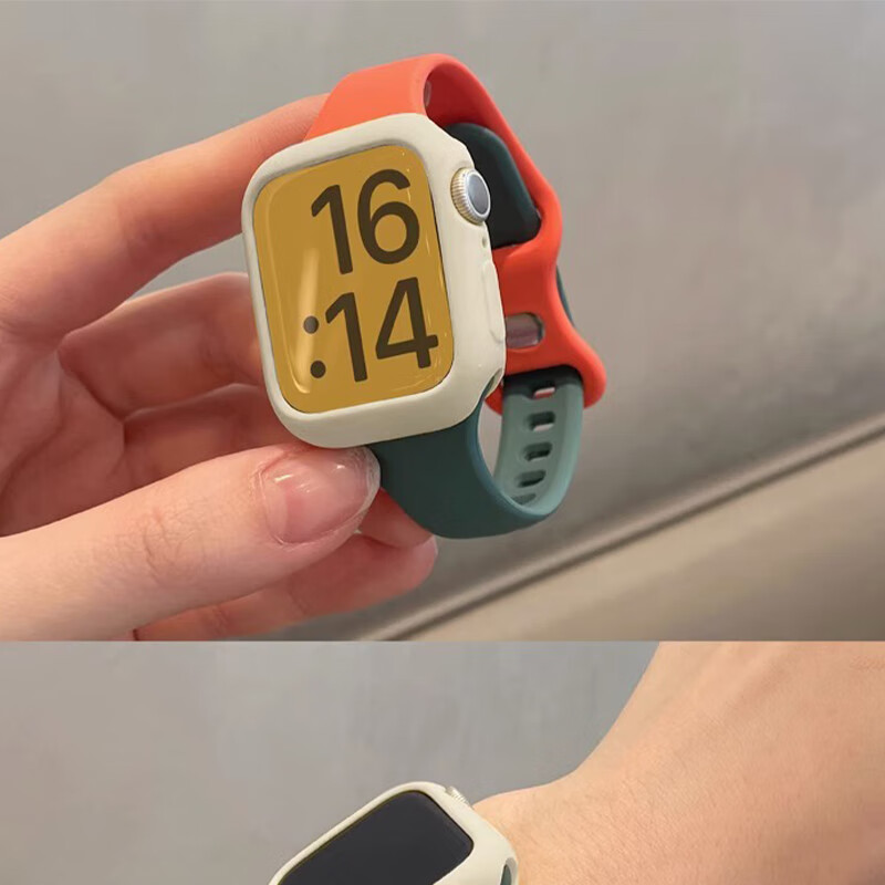 橙色 松针绿【两条装】 适用:oppo watch1代41mm