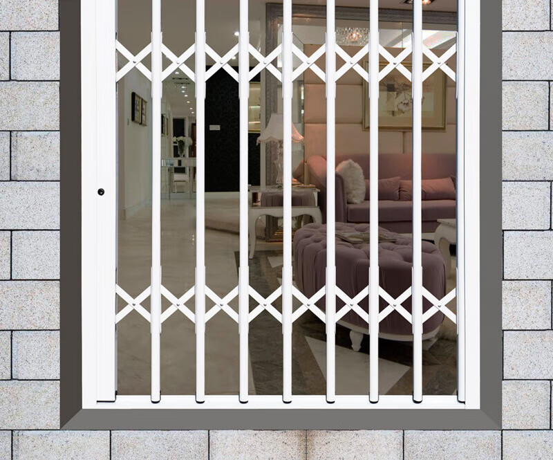 适之定制铝合金新可伸缩式型推拉折叠防盗窗网窗户防护栏隐形护栏家用