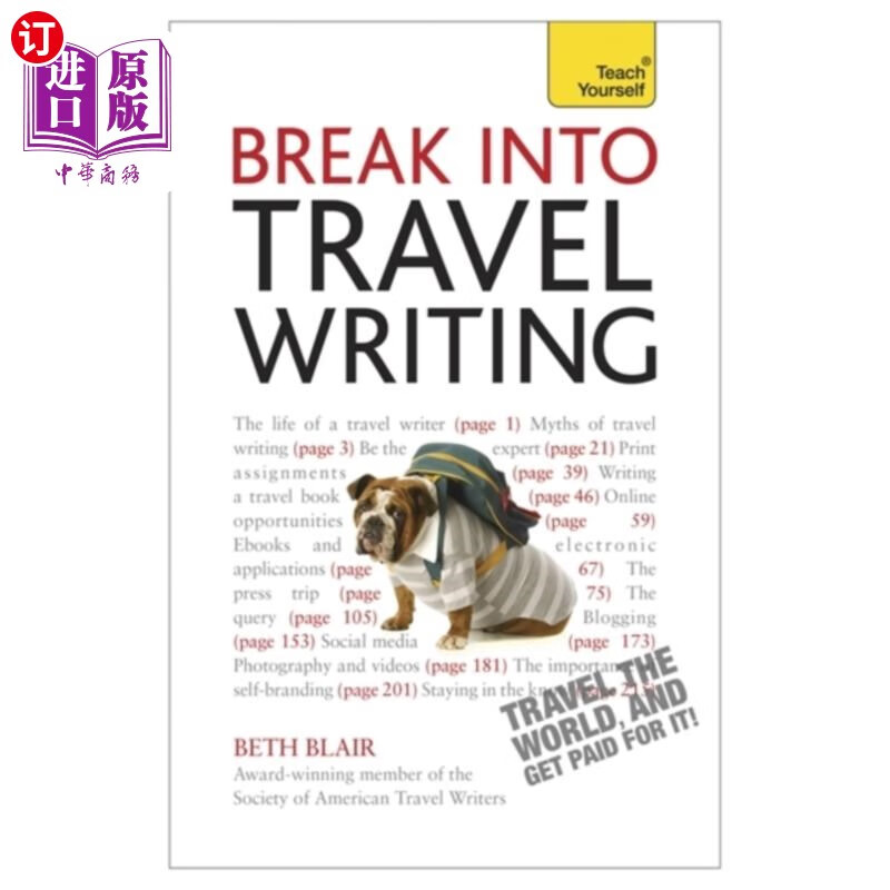 海外直订break into travel writing 开始旅行写作