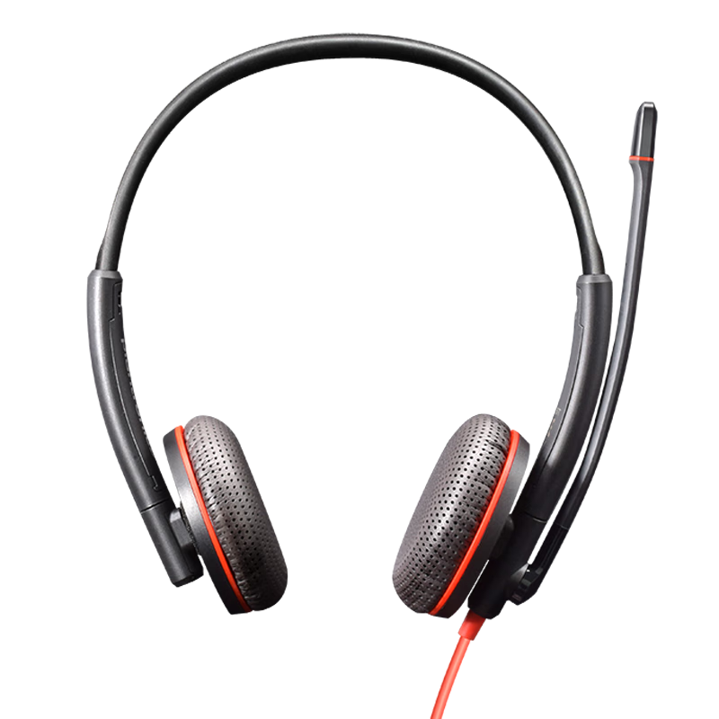 plusPLANTRONICS POLY C3225 ˫ͷʽ//USB+3.5׽ӿ