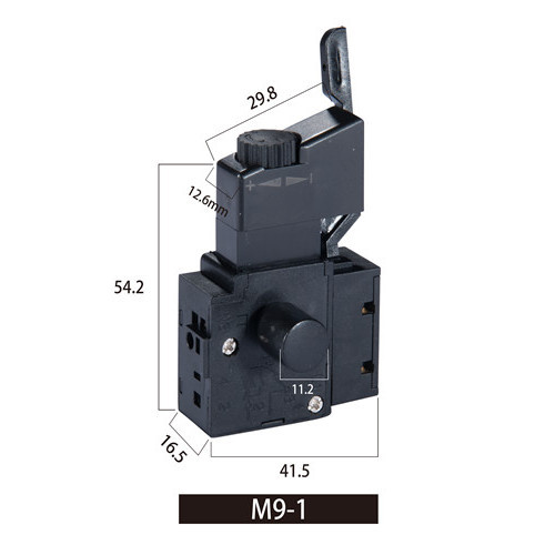 电动工具开关大全fa2-4-6手电钻电锤配件大功率调速正反无极按钮 m9-1