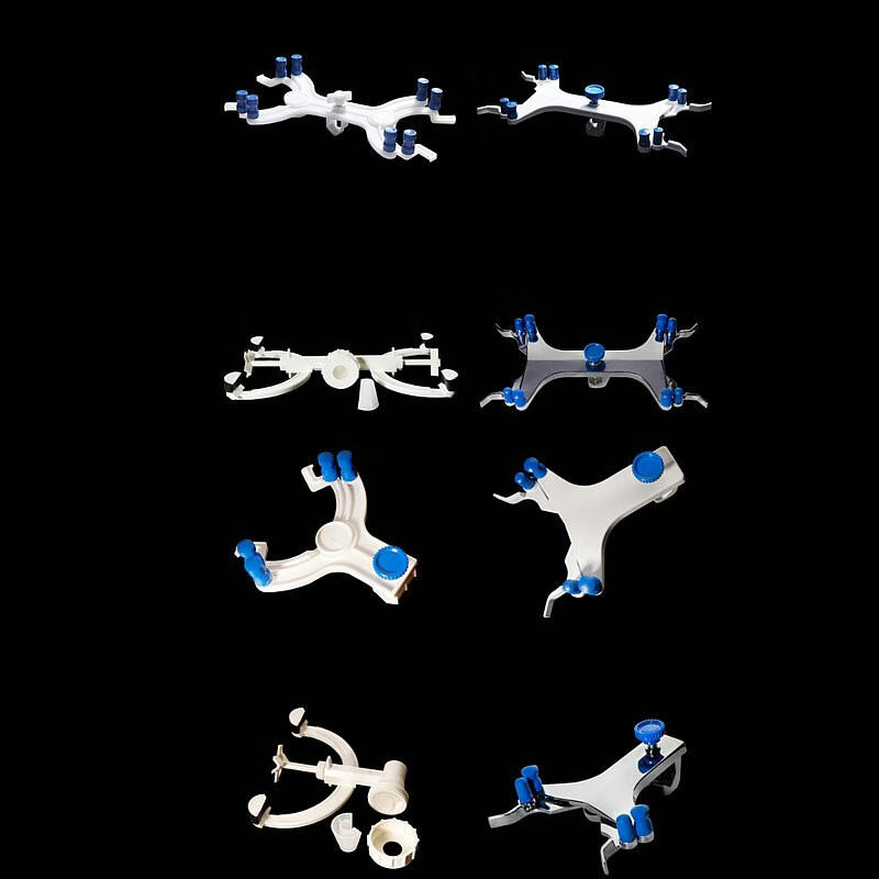 化科(chem02sci)铝滴定夹蝴蝶夹滴定管夹塑料铝制 塑料(双侧),10只