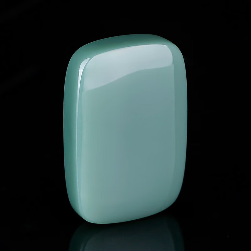 春龙珠宝 和田玉平安无事牌吊坠玉佩挂件鸭蛋青碧玉挂件男女情侣玉坠