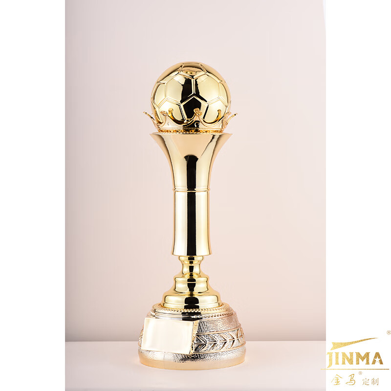 jinma定制 金属足球奖杯 足球奖杯 金球奖 神射手奖杯 6008 金色