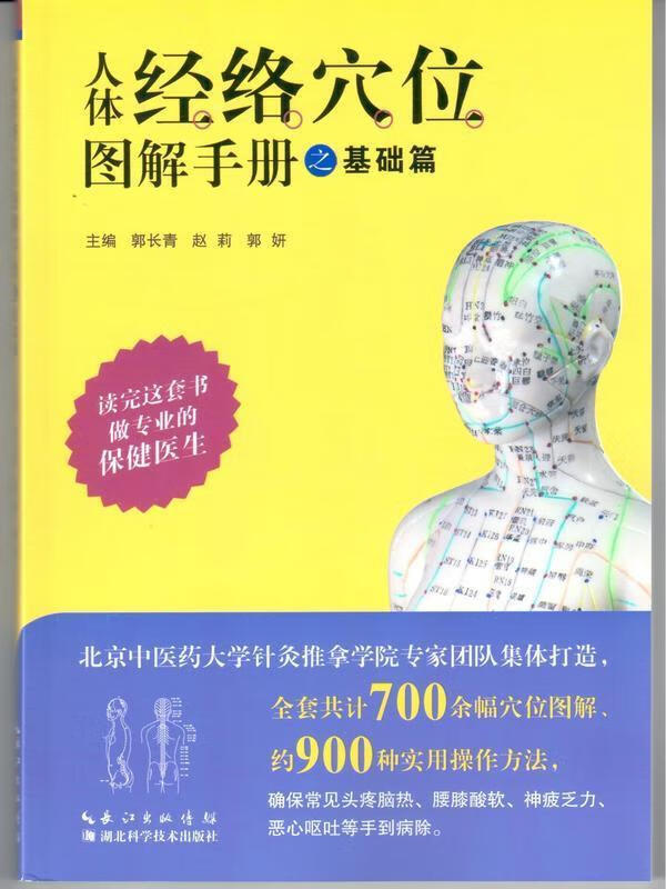 人体经络穴位图解手册之基础篇 郭长青【正版】