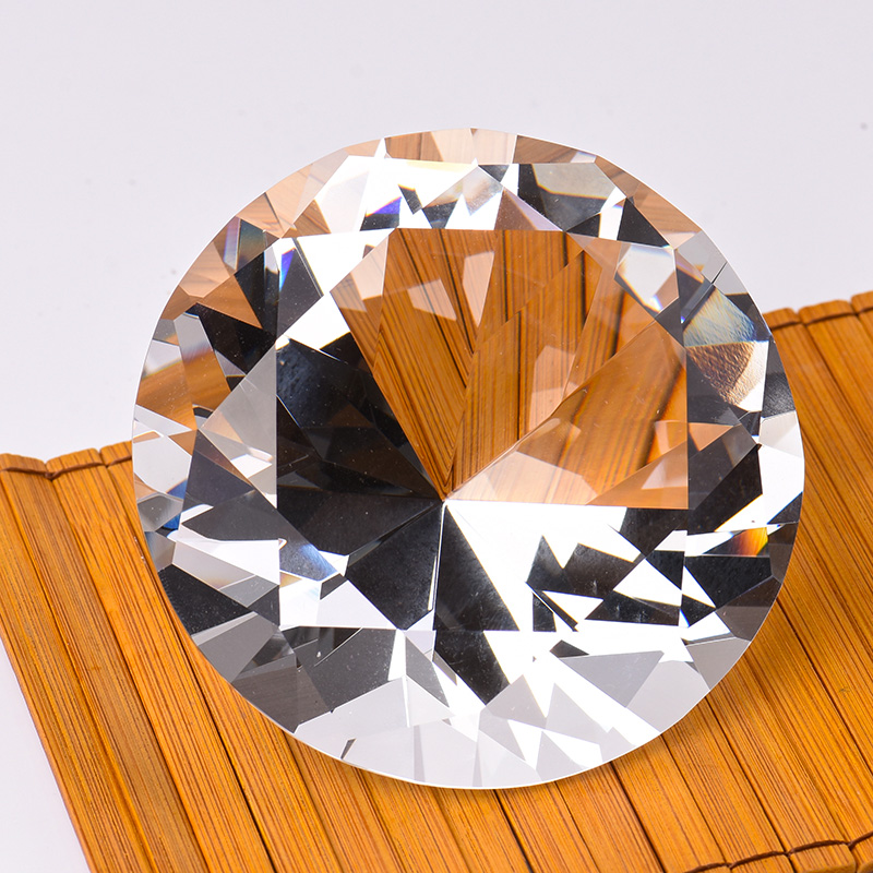 水晶超大钻戒玩具仿假钻石戒指道具模型求婚情人节表白礼物 80普通裸钻（无环）