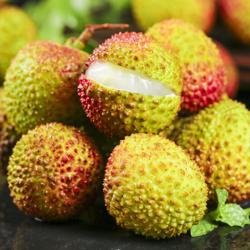 鲸咚亿农【顺丰冷链】海南妃子笑荔枝新鲜荔枝水果当季孕妇水果礼盒 3斤精选【顺丰冷链】净重2.8斤