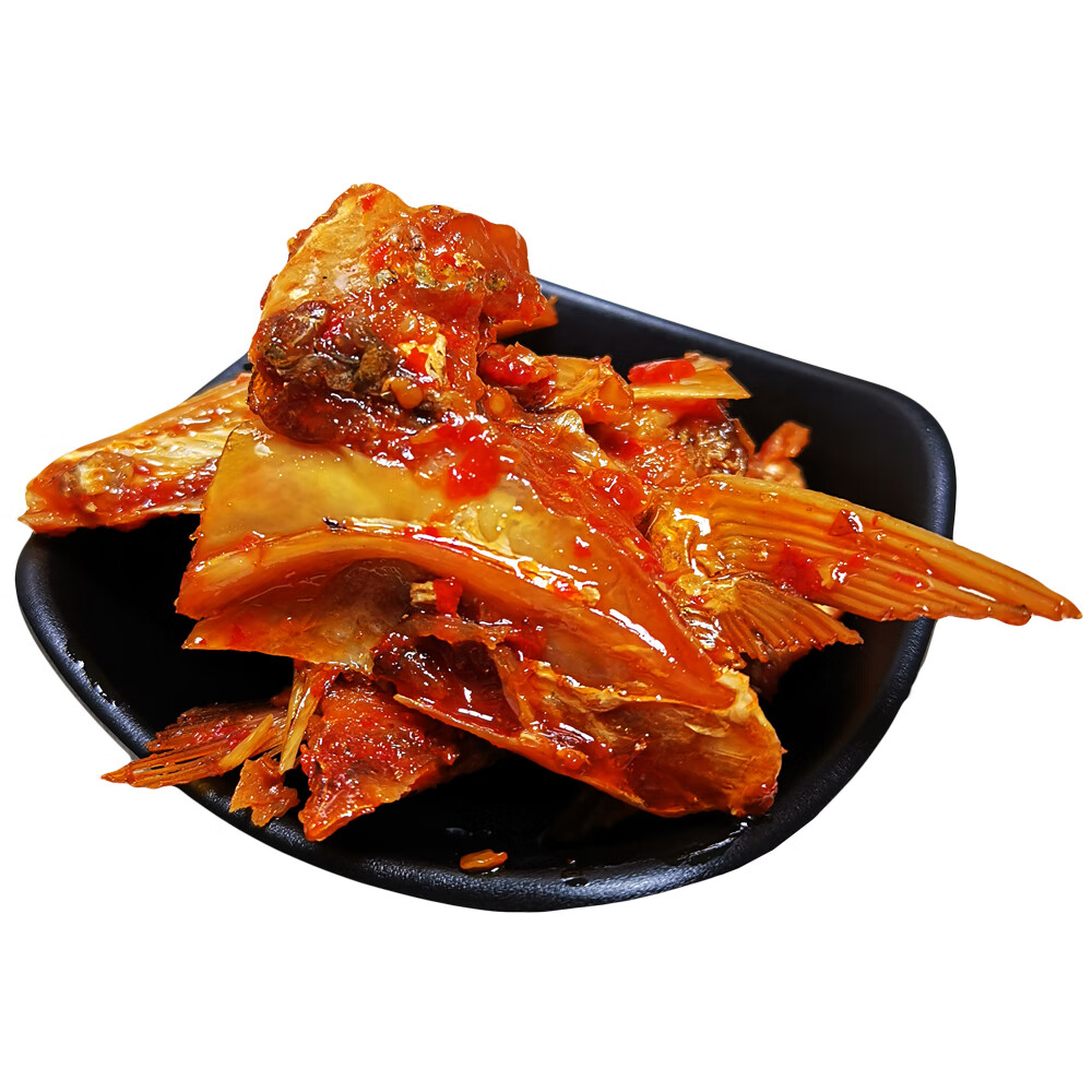 纳嘉新湖南特产香辣鱼嘴巴零食香辣鱼嘴新鲜鱼下巴8090怀旧小零食下酒