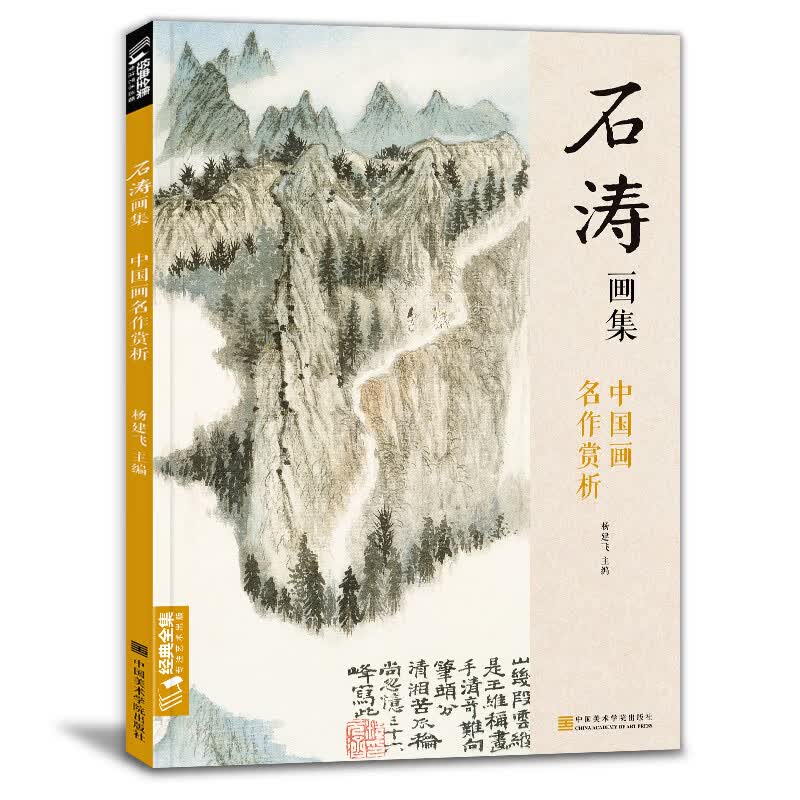 经典全集《石涛画集》8开中国画临摹画册书籍技法教材花卉竹山水书画临本写意花鸟名作赏析鉴赏杨建飞主编