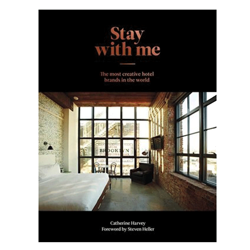 现货 stay with me 环球创意酒店品牌 vi/ci设计 酒店标识 平面设计书