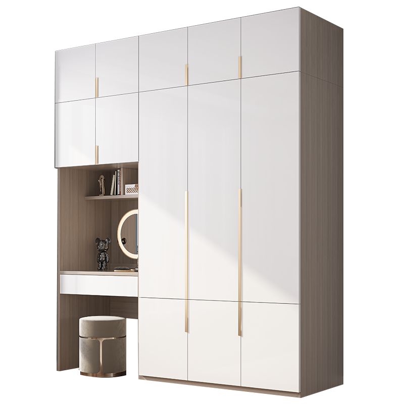 家乐铭品全屋定制衣柜定做现代简约组合家具一门到顶衣帽间-18MM加厚刨花板