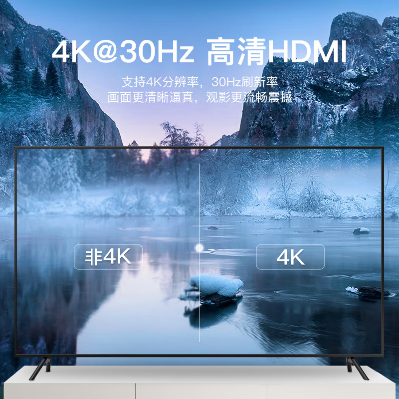 威迅（VENTION）Type-C转HDMI转换接头 高清4K适用华为mate40手机 苹果笔记本电脑连接显示器电视投屏器TCDH0