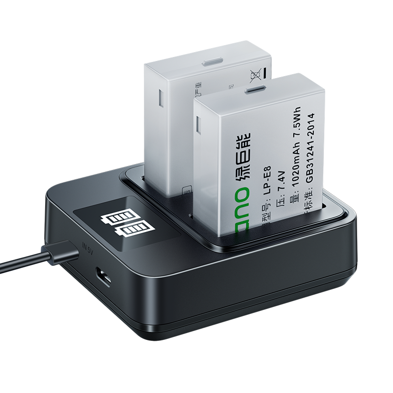 �̾��ܣ�llano�����ü���LP-E8���600d�����ؿ������700d/550d/650d/x7i/X6/X6i/X5/X4�������΢����װ [����˫��] 1140mAh