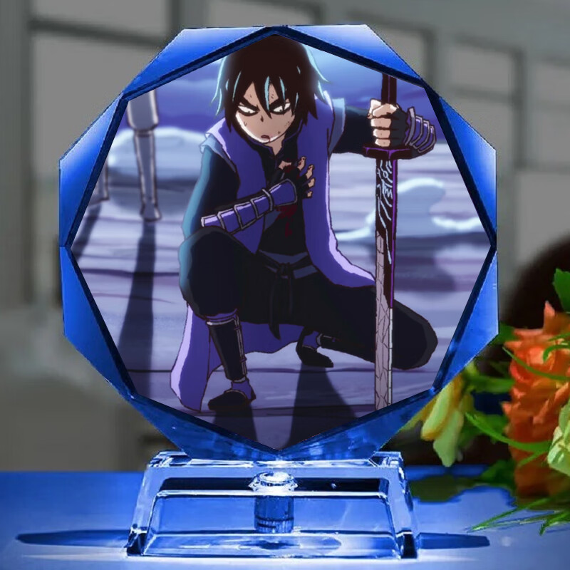 万代(bandai)梅花十三刺客伍六七周边魔刀千刃梅花十三模型摆件发光立