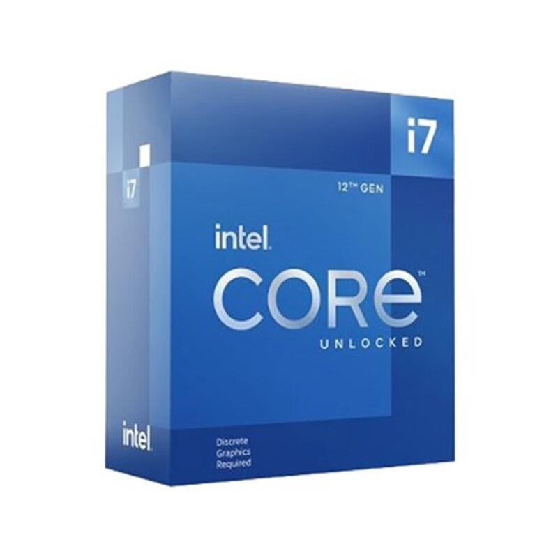 英特尔（Intel） 【JD物流 日本直邮】12代酷睿i7台式机处理器CPU 12核心20线程 Corei7-12700KF