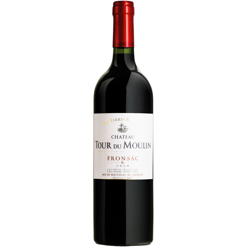 法国原瓶进口红酒 Tour du Moulin 木兰图庄园干红葡萄酒 750ml
