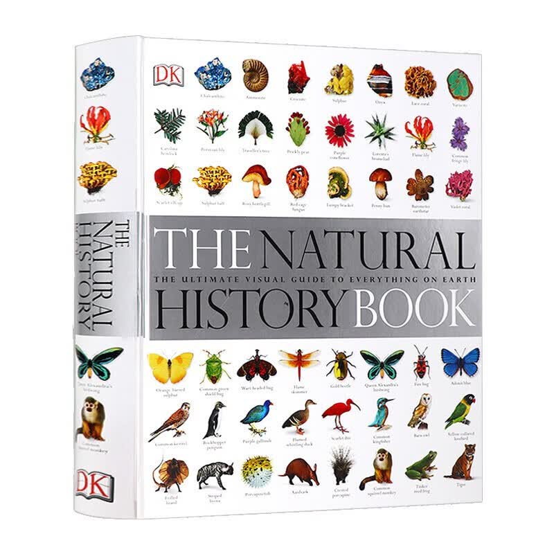 【中图原版】英文The Natural History Book 自然历史指南:地球上的一切 Dk进