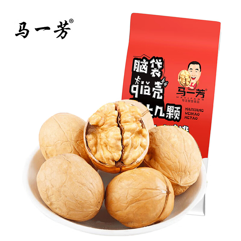 马一芳奶香味薄皮核桃108g新疆坚果薄壳生核桃熟原味 奶香核桃仁108g