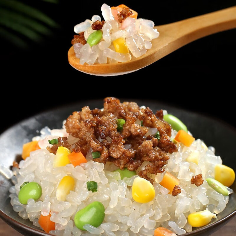 鲜瑶（SOYUM）四川沐川特产蒟蒻食品饱腹代餐魔芋食品方便速食米饭 魔芋米3袋 魔芋米3袋
