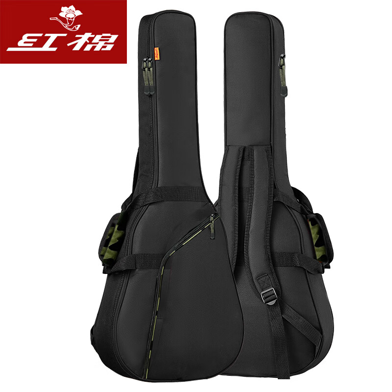 红棉(kapok)吉他包41寸海棉加厚原装吉它双肩背包新款 41寸加厚原装吉他包