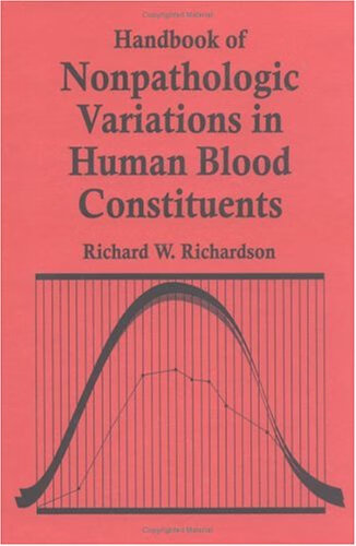 预订 handbook of nonpathologic variations in human blood