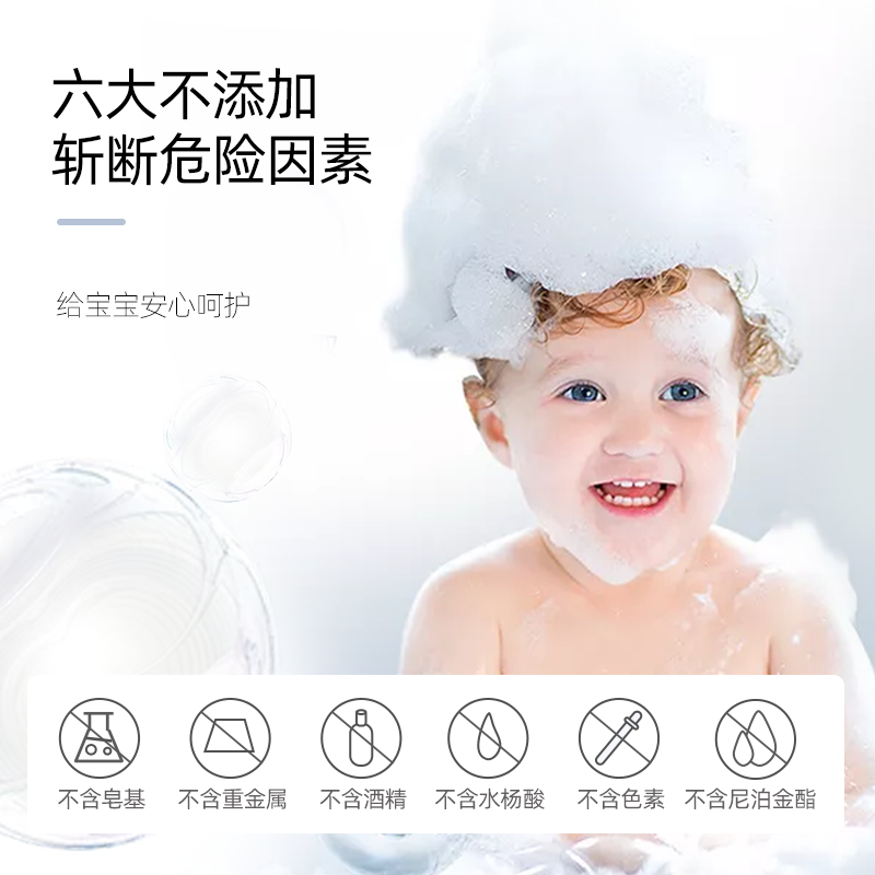 青蛙王子儿童婴儿洗发水沐浴露二合一 亲肤温和宝宝0-12岁沐浴乳全家共享 【洗沐二合一】牛奶+草本500ml*2
